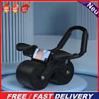 With Elbow Support And Timer Ab Slide Roller Silence For Home Gym (Black)