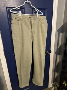 Vintage Woody Dungarees Light Green 38/32 - Picture 1 of 10