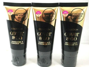 COLLECTION COVER & GO FOUNDATION & CONCEALER DUO with mirror in cap choose shade - Picture 1 of 6