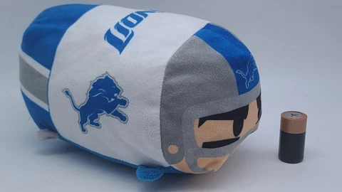 RARE Medium-Sized Detroit Lions Player Stackable Plush *CLEAN' Cover