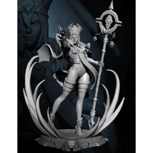 Kit Modelo Resina 1/24 Hermosa Niña Mago Sacerdote Warcraft TD-3144 Sin Pintar - Imagen 1 de 4