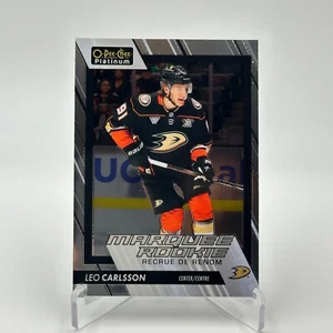 2023-24 UD O-Pee-Chee Platinum #293 Leo Carlsson Rookie RC - Bild 1 von 2
