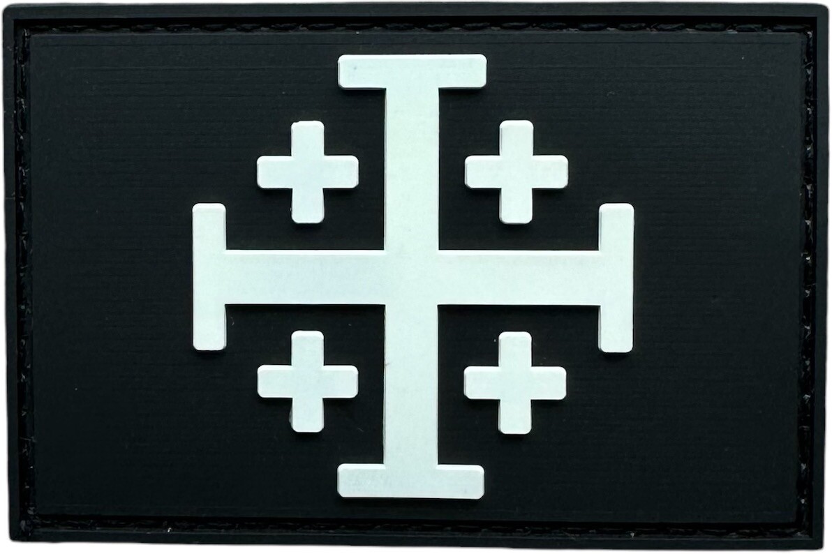 75mm Patch PORK EATING CRUSADER PATCH ISAF INFIDEL ARMY MORALE TACTICAL ...