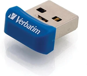 Verbatim 32GB Store 'n' Stay Nano USB 3.2 Gen 1 Flash Drive 32GB, Blue - Afbeelding 1 van 4