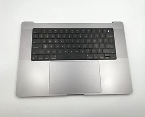 Genuine Apple MacBook Pro 16" M1 2021 A2485 Keyboard Palmrest Top Case Cover - Picture 1 of 6