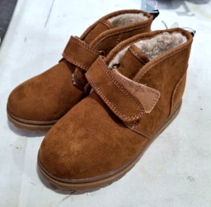 Toddler Girls' Magnus Hook & Loop Boots Cognac - Cat & Jack Size 10 (B-544) - Picture 1 of 2