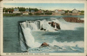 Idaho Falls,ID Idaho Falls and Snake River Bonneville County Idaho Postcard - Picture 1 of 2