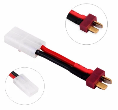 ✅1x Tamiya (Kompatibel) Buchse auf T-Plug Stecker Adapterkabel Lipo Adapter ✅ - Bild 1 von 3