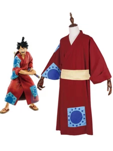 Anime Einteiler Luffy Kostüm Kimono Cosplay Halloween Neu Auf Lager - Bild 1 von 6