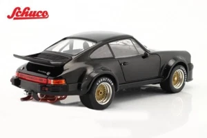 SCHUCO - PORSCHE 911 934 RSR COUPE 1976 BLACK 1:18 SCALE - Picture 1 of 7