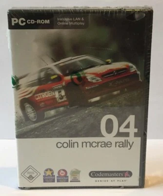 Colin McRae Rally 04 - PC-CD Rom Racing Game New and Sealed Codemasters - Photo 1/4