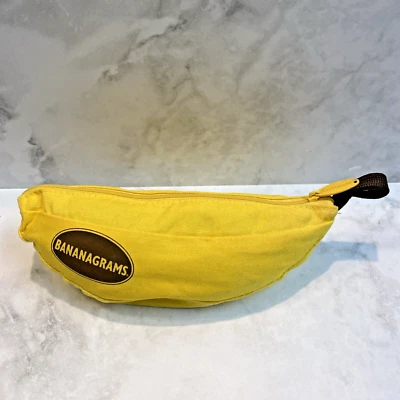 Bananagrams Original Word Tile Game In Banana Pouch - NEW Crossword Game LRMS - Image 1 of 4