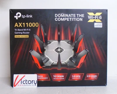 TP-LINK Archer AX11000 Tri-Band Wi-Fi 6 Gaming Router | Quad Core CPU (1.8 GHz) - Image 1 of 4