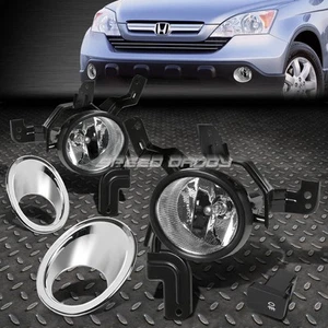 LUZ ANTINIEBLA DE CONDUCCIÓN PARA PARA PARACHOQUES LENTE TRANSPARENTE HONDA CR-V 07-09 CON BISEL + INTERRUPTOR - Imagen 1 de 5