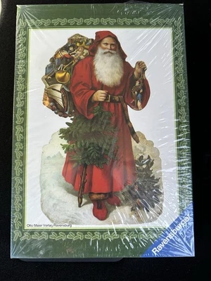 Vintage Ravensburger Weihnachtsmann Father Christmas Puzzle 500 Pieces Germany - Image 1 of 2