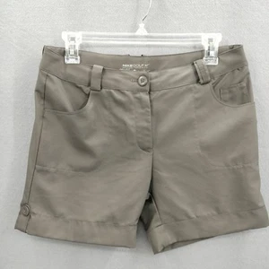 Nike Girls Size XL Golf Shorts Dark Khaki Dri-Fit Performance Adjustable 31"W - Picture 1 of 7