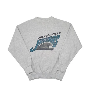 Felpa girocollo vintage 1993 Jacksonville Jaguars Banned logo invecchiato L - Foto 1 di 11