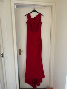 Women Lace Evening dress Maxi Dress, Size 12 - Red - Picture 1 of 7