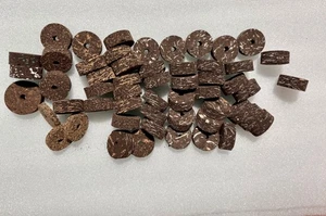 Cork Rings 58 Factory seconds assorted Burl,1 1/4" - Picture 1 of 2