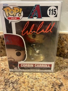 Signed Funko Pop - Corbin Carroll - Arizona Diamonds #115 - Picture 1 of 4