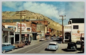 Virginia City Nevada Delta Saloon Bucket of Blood Saloon Chrome Postcard - Picture 1 of 2