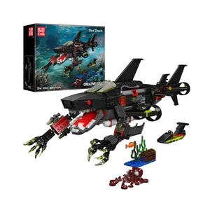 Mould King 10183 Mecha Shark Submarine Building Set | 1,031 Pcs - Picture 1 of 6