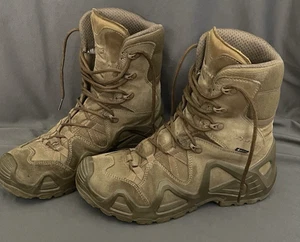 LOWA Zephyr HI TF Boots Mens Size US 8.5 Gortex Tan Brown Combat Desert - Picture 1 of 10