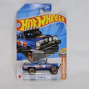 Hot Wheels 2024 HW Hot Trucks Serie #91 '73 Jeep J10 blau mit BLs K&N - Bild 1 von 2