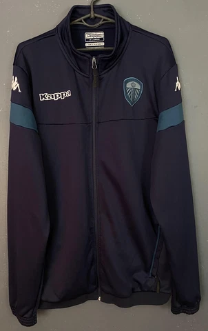 MEN KAPPA FC LEEDS UNITED 2018/2019 TRAINING JACKET SOCCER FOOTBALL SIZE L LARGE Cover