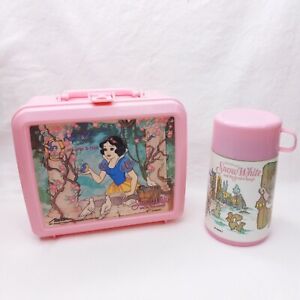 Vintage Disney's Snow White & The Seven Dwarfs Lunch Box with Thermos 
