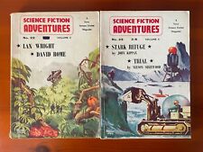 SCIENCE FICTION ADVENTURES 1961 Nos 22 & 23 UK Pulp Magazines