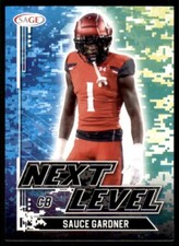 2022 Sage High Series Football Next Level #91 Sauce Gardner - Cincinnati