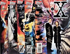 The X-Files #2-6 Published By Topps Comics *Signed by Stefan Petrucha - CO1 - Picture 1 of 10