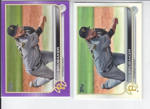(2) 2022 Topps Series 2 JT Brubaker Silver Foil + Meijer Purple Pirates #556 - Picture 1 of 2