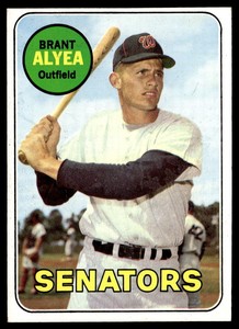 1969 Topps #48 Brant Alyea  VG-EX-B112R1