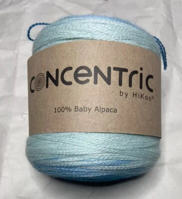 HiKoo Concentric Yarn / 100% Baby Alpaca / 400meters - Image 1 of 3