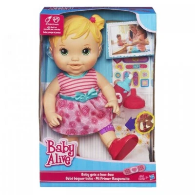 Baby Alive Blonde Baby Gets a Boo Boo - New & Sealed - Image 1 of 4
