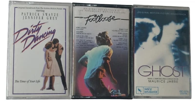 BUNDLE - 3 CASSETTE - Dirty Dancing - Footloose - Ghost Movie Soundtracks - Image 1 of 4