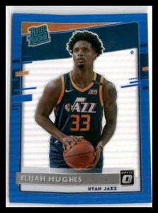 2020 Donruss Optic #192 Elijah Hughes Blue - Picture 1 of 2