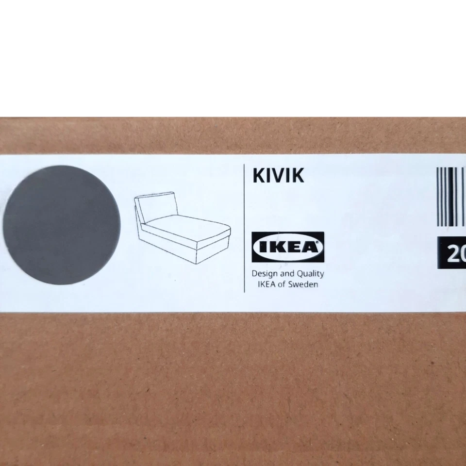 IKEA KIVIK Chaise Lounge Cover Tallmyra White/Black 205.577.00 Cover Only
