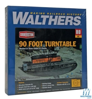 NUEVO Kit Tocadiscos Walthers 933-3171 90' - Tren Escala Pit HO ENVÍO GRATUITO A EE. UU. Foto 1 de 2