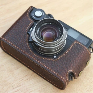 Funper Handcraft For Leica CL Film Camera Half Case Leather Protective Cover - Picture 1 of 12
