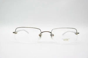 Vintage Oliver Peoples OP-2003 Bronze Halbrand Brille Brillengestell NOS - Picture 1 of 6