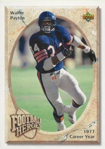 WALTER PAYTON - 1992 Upper Deck "Heroes" - #21/27 - Bears - Comb. Versand #1 - Bild 1 von 1