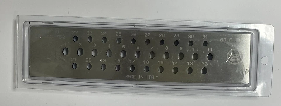 OVAL DRAWPLATE 31 HOLES 9 x 6.75mm to 6 x 4.5mm PREMIUM QUALITY STEEL 90 A 60 - Image 1 of 1