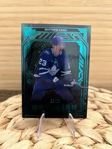 2023-24 UD Black Ossidian Rookies Green Matthew Knies Toronto foglie d'acero /30 - Foto 1 di 2