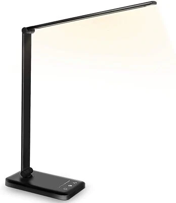 LED Desk Lamp, Eye-Caring Table Lamps, Natural Light Protects Eyes, 5 Modes - Image 1 of 4
