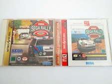 lot2 Sega Saturn Sega Rally Championship & Plus SS set Japan Game SegaSaturn 355