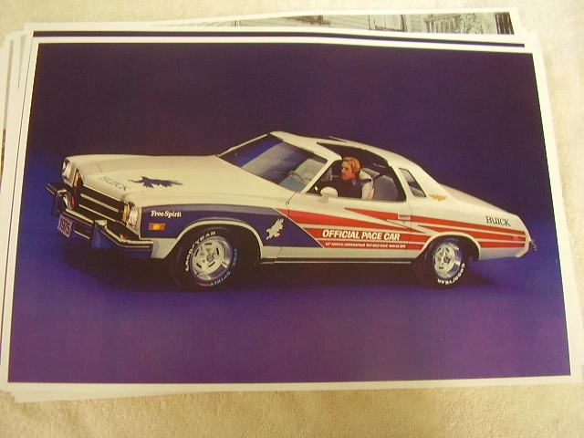 1975 BUICK CENTURY INDY 500 PACE CAR   11 X 17  PHOTO   PICTURE - Image 1 of 1
