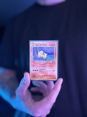 Pokemon Card Light Ninetales 2001 Neo 4 #38 Japanese Neo Destiny US SELLER - Image 1 of 3